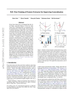 PoF: Post-Training of Feature Extractor for Improving Generalization