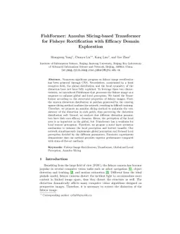 FishFormer: Annulus Slicing-based Transformer for Fisheye Rectification
  with Efficacy Domain Exploration