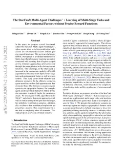 The StarCraft Multi-Agent Challenges+ : Learning of Multi-Stage Tasks
  and Environmental Factors without Precise Reward Functions