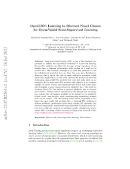 OpenLDN: Learning to Discover Novel Classes for Open-World
  Semi-Supervised Learning