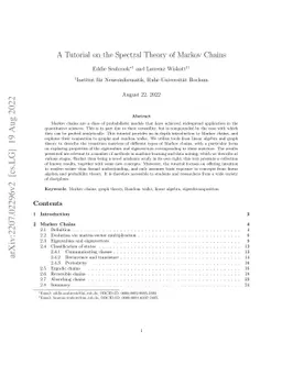 A Tutorial on the Spectral Theory of Markov Chains