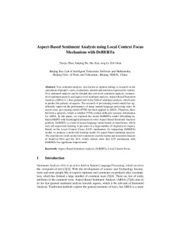 Aspect-Based Sentiment Analysis using Local Context Focus Mechanism with
  DeBERTa