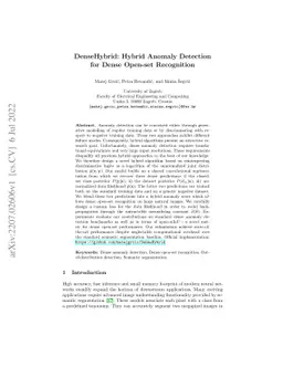 DenseHybrid: Hybrid Anomaly Detection for Dense Open-set Recognition