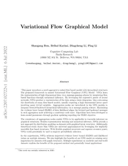 Variational Flow Graphical Model