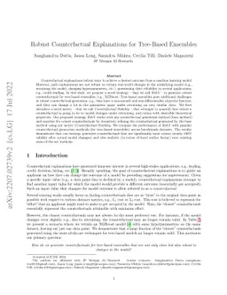 Robust Counterfactual Explanations for Tree-Based Ensembles
