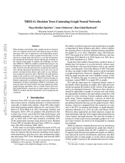 TREE-G: Decision Trees Contesting Graph Neural Networks