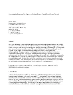 Automating the Design and Development of Gradient Descent Trained Expert
  System Networks