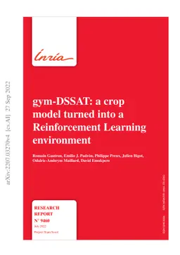gym-DSSAT: a crop model turned into a Reinforcement Learning environment