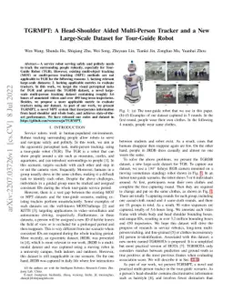 TGRMPT: A Head-Shoulder Aided Multi-Person Tracker and a New Large-Scale
  Dataset for Tour-Guide Robot