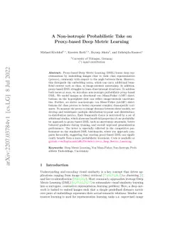 A Non-isotropic Probabilistic Take on Proxy-based Deep Metric Learning