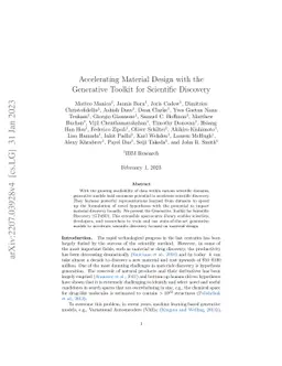 Accelerating Material Design with the Generative Toolkit for Scientific
  Discovery