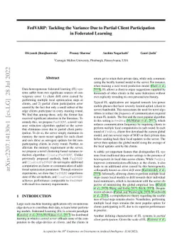 FedVARP: Tackling the Variance Due to Partial Client Participation in
  Federated Learning