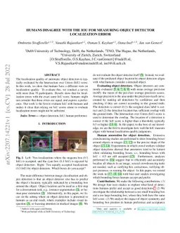Humans disagree with the IoU for measuring object detector localization
  error