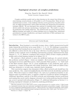 Topological structure of complex predictions