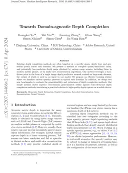 Towards Domain-agnostic Depth Completion