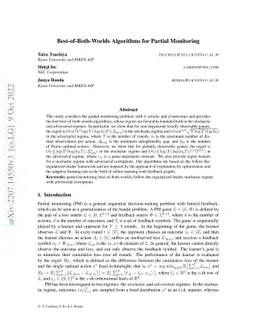 Best-of-Both-Worlds Algorithms for Partial Monitoring