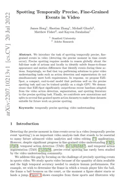 Spotting Temporally Precise, Fine-Grained Events in Video