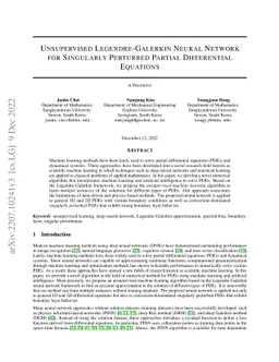 Unsupervised Legendre-Galerkin Neural Network for Singularly Perturbed
  Partial Differential Equations