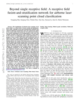 Beyond single receptive field: A receptive field
  fusion-and-stratification network for airborne laser scanning point cloud
  classification