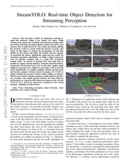 StreamYOLO: Real-time Object Detection for Streaming Perception