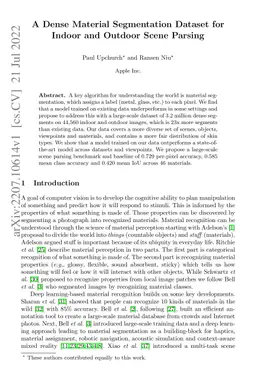 A Dense Material Segmentation Dataset for Indoor and Outdoor Scene
  Parsing