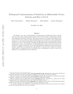 Widespread Underestimation of Sensitivity in Differentially Private
  Libraries and How to Fix It