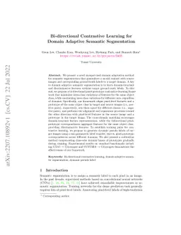 Bi-directional Contrastive Learning for Domain Adaptive Semantic
  Segmentation