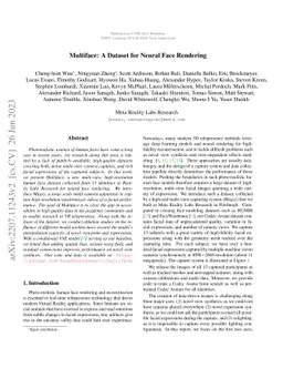 Multiface: A Dataset for Neural Face Rendering
