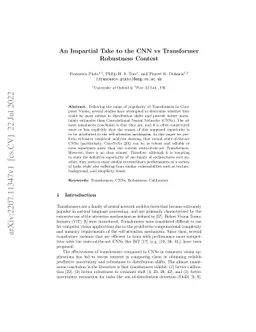 An Impartial Take to the CNN vs Transformer Robustness Contest