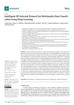 Intelligent 3D Network Protocol for Multimedia Data Classification using
  Deep Learning