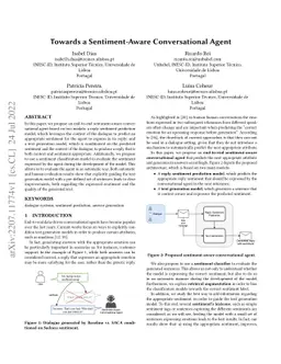 Towards a Sentiment-Aware Conversational Agent
