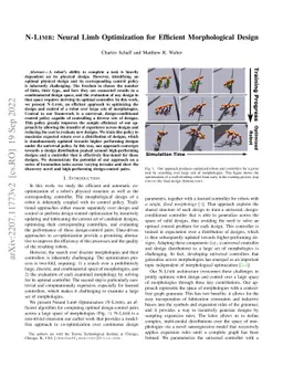 N-LIMB: Neural Limb Optimization for Efficient Morphological Design