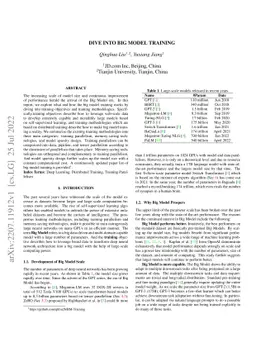 Dive into Big Model Training