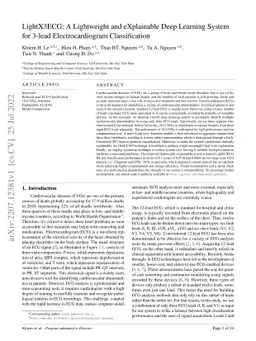 LightX3ECG: A Lightweight and eXplainable Deep Learning System for 3-lead Electrocardiogram Classification