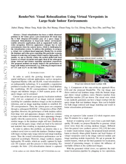 RenderNet: Visual Relocalization Using Virtual Viewpoints in Large-Scale
  Indoor Environments