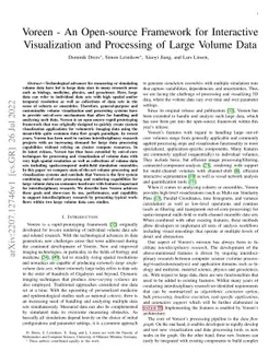 Voreen -- An Open-source Framework for Interactive Visualization and
  Processing of Large Volume Data