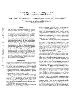 PIXEL: Physics-Informed Cell Representations for Fast and Accurate PDE
  Solvers