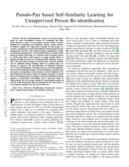 Pseudo-Pair based Self-Similarity Learning for Unsupervised Person
  Re-identification
