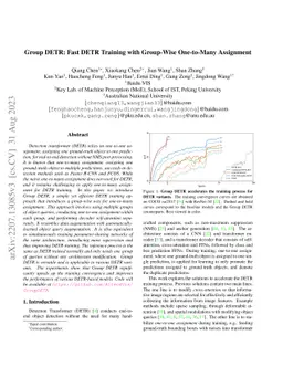 Group DETR: Fast DETR Training with Group-Wise One-to-Many Assignment