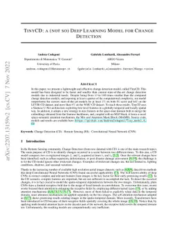 TINYCD: A (Not So) Deep Learning Model For Change Detection