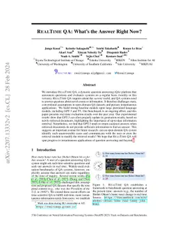 RealTime QA: What's the Answer Right Now?