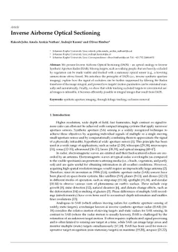 Inverse Airborne Optical Sectioning