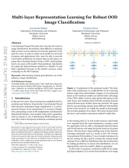 Multi-layer Representation Learning for Robust OOD Image Classification