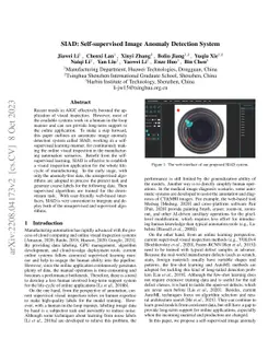 SIAD: Self-supervised Image Anomaly Detection System