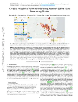 A Visual Analytics System for Improving Attention-based Traffic
  Forecasting Models