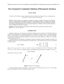 New Geometric Continuity Solution of Parametric Surfaces