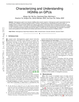 Characterizing and Understanding HGNNs on GPUs