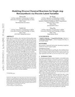 Modeling Diverse Chemical Reactions for Single-step Retrosynthesis via
  Discrete Latent Variables