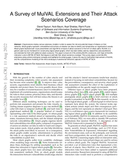 A Survey of MulVAL Extensions and Their Attack Scenarios Coverage