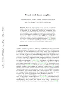 Neural Mesh-Based Graphics